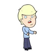 comic cartoon shocked man N7