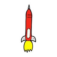 comic cartoon missile