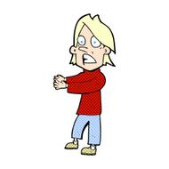 comic cartoon shocked man N8