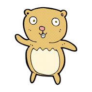 comic cartoon teddy bear N18