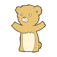 comic cartoon teddy bear N22