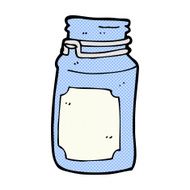 comic cartoon kitchen jar