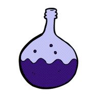 comic cartoon bubbling chemicals N2