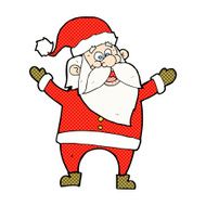 comic cartoon santa claus N9