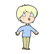comic cartoon surprised man N5