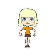 comic cartoon girl N2