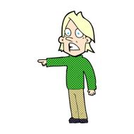 comic cartoon surprised man N6