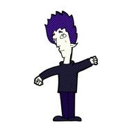 comic cartoon vampire man N8