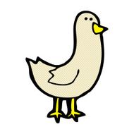 comic cartoon bird N16