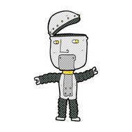 comic cartoon robot N6