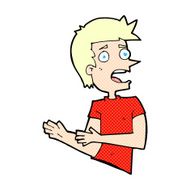 comic cartoon stressed man N4