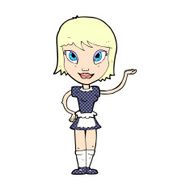 comic cartoon maid N2