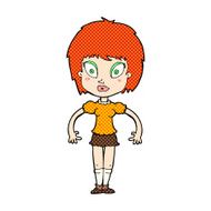 comic cartoon pretty girl N8