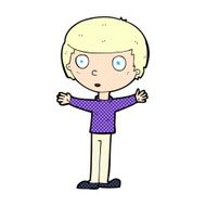 comic cartoon surprised man N9