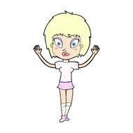 comic cartoon pretty girl N9