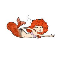 comic cartoon mermaid N4