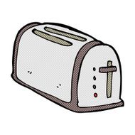 comic cartoon toaster N2