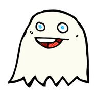 comic cartoon ghost