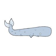 comic cartoon whale