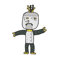 comic cartoon robot N7