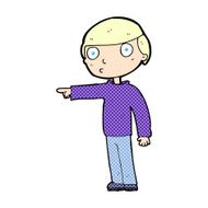 comic cartoon man pointing N5