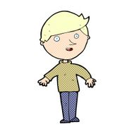 comic cartoon happy man N13