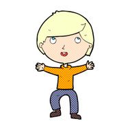 comic cartoon happy boy N3