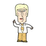 comic cartoon grumpy boss