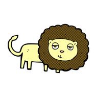 comic cartoon lion N3