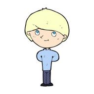 comic cartoon happy boy N4