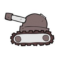 comic cartoon tank
