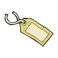 comic cartoon luggage tag N4