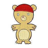comic cartoon teddy bear N32