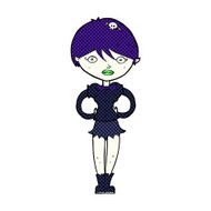 comic cartoon pretty vampire girl N2