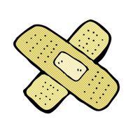 comic cartoon plaster