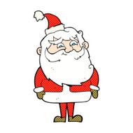 comic cartoon santa claus N11