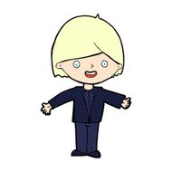 comic cartoon happy man N20