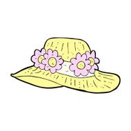 comic cartoon summer hat N2