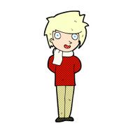 comic cartoon friendly man