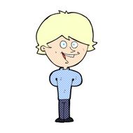 comic cartoon happy boy N5