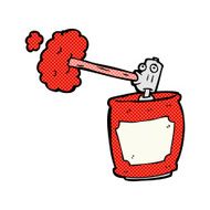 comic cartoon spray can N7