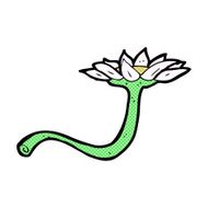 comic cartoon flower N22