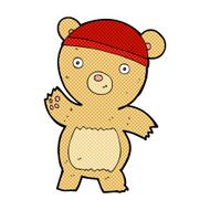 comic cartoon teddy bear N35