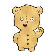 comic cartoon teddy bear N36