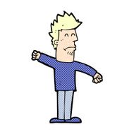 comic cartoon stressed man N5