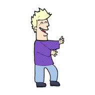 comic cartoon laughing man N2