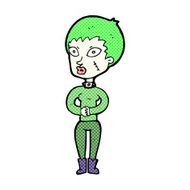 comic cartoon zombie girl N2