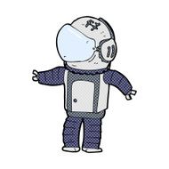 comic cartoon astronaut N8