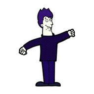 comic cartoon happy vampire N4