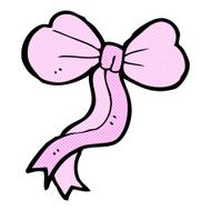 comic cartoon bow N2